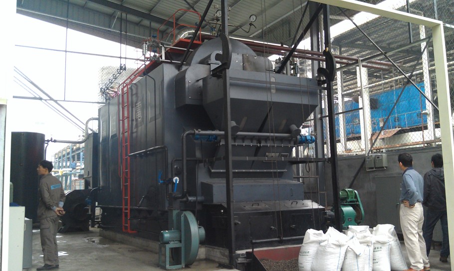 廣州增城市2臺SZL系列生物質蒸汽鍋爐